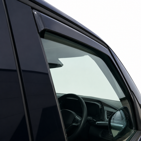 Für VW T7 Transporter Multivan Caravelle In-Channel getönte Windableiter – Van-X