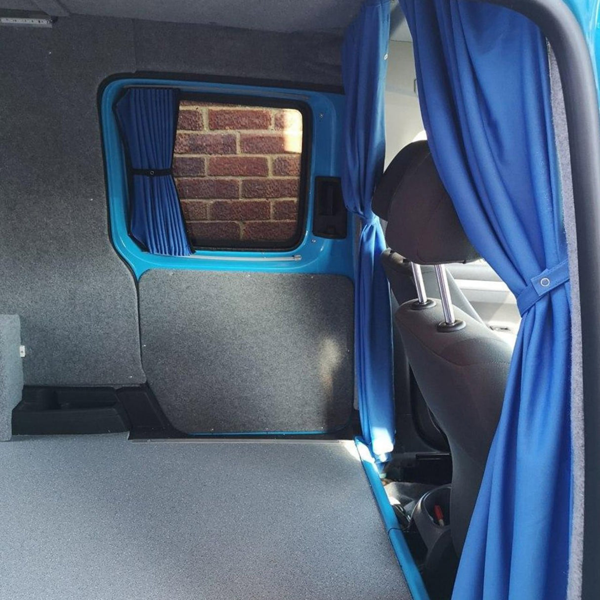 Premium-Fenstervorhänge für Toyota Proace - Schwarz/Blau - ERSTELLEN SIE IHR EIGENES BUNDLE! Van-X