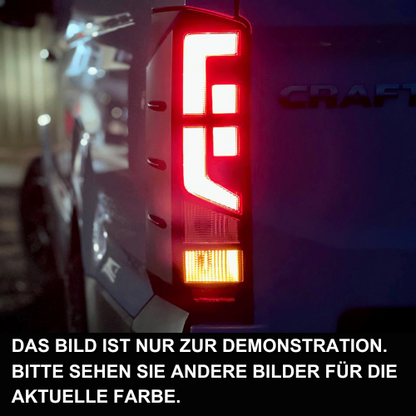 Für MAN TGE / New Crafter - Schutzgitter für Rücklichter - Hammerite Ultima Mattschwarz