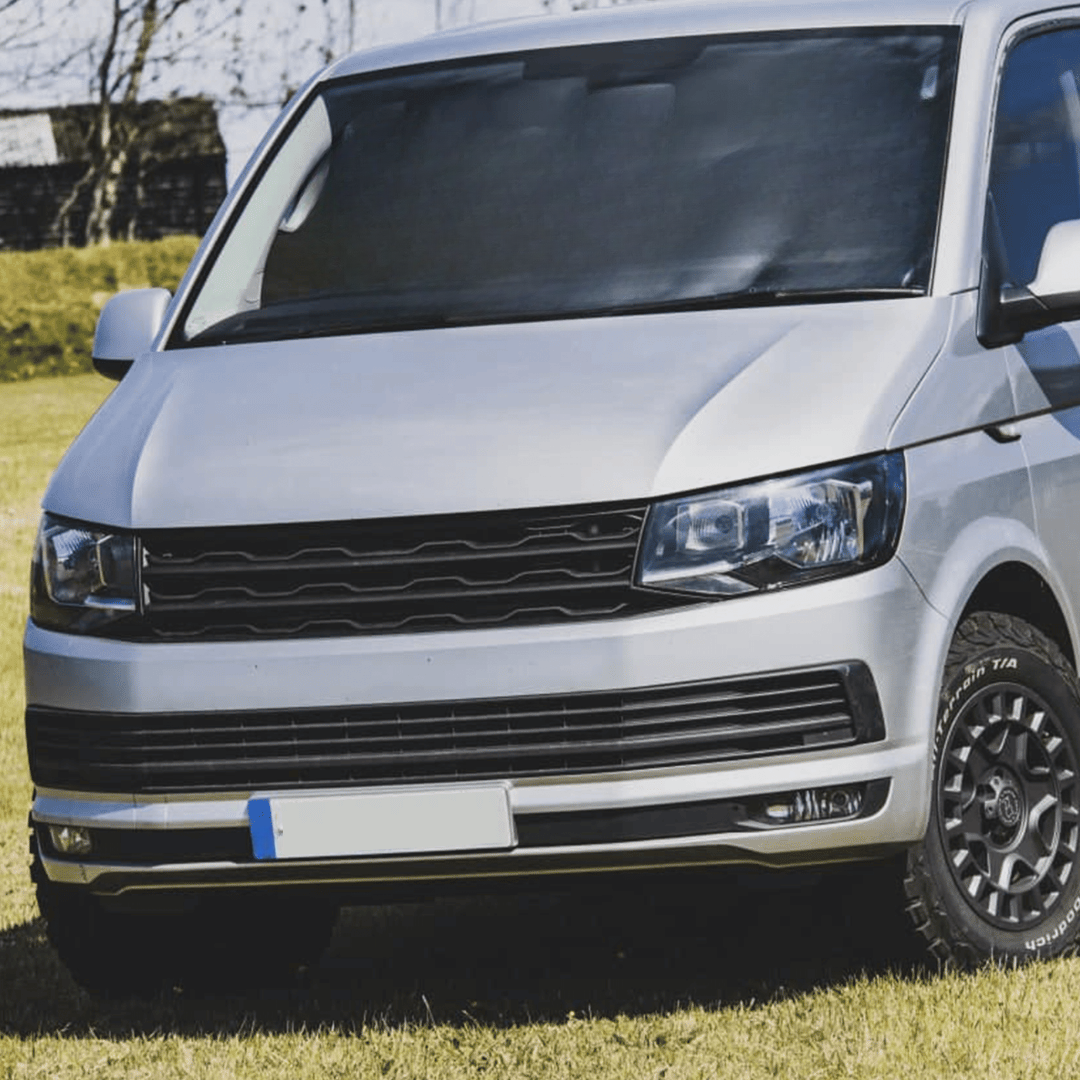 R line Kühlergitter Kühlergrill Matt schwarz für VW T6