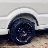 For VW New Crafter / MAN TGE Wheel Arch Trims - Grey Primer 4 Piece Styling Kit | Van-X