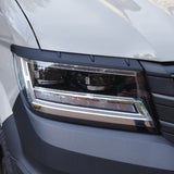 Für MAN TGE Scheinwerfer Augenbrauenverkleidung – Mattschwarz - Van Styling Accessory by Van-X