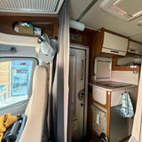 Für Wohnmobil-Kabinen-Trennvorhang-Kit 188 cm Drop – Wohnmobil-Sichtschutzvorhang | Van-X