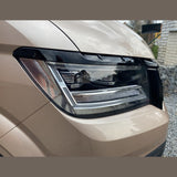 Für MAN TGE Scheinwerfer Augenbrauenverkleidung – Schwarz glänzend - Van Styling Accessory by Van-X