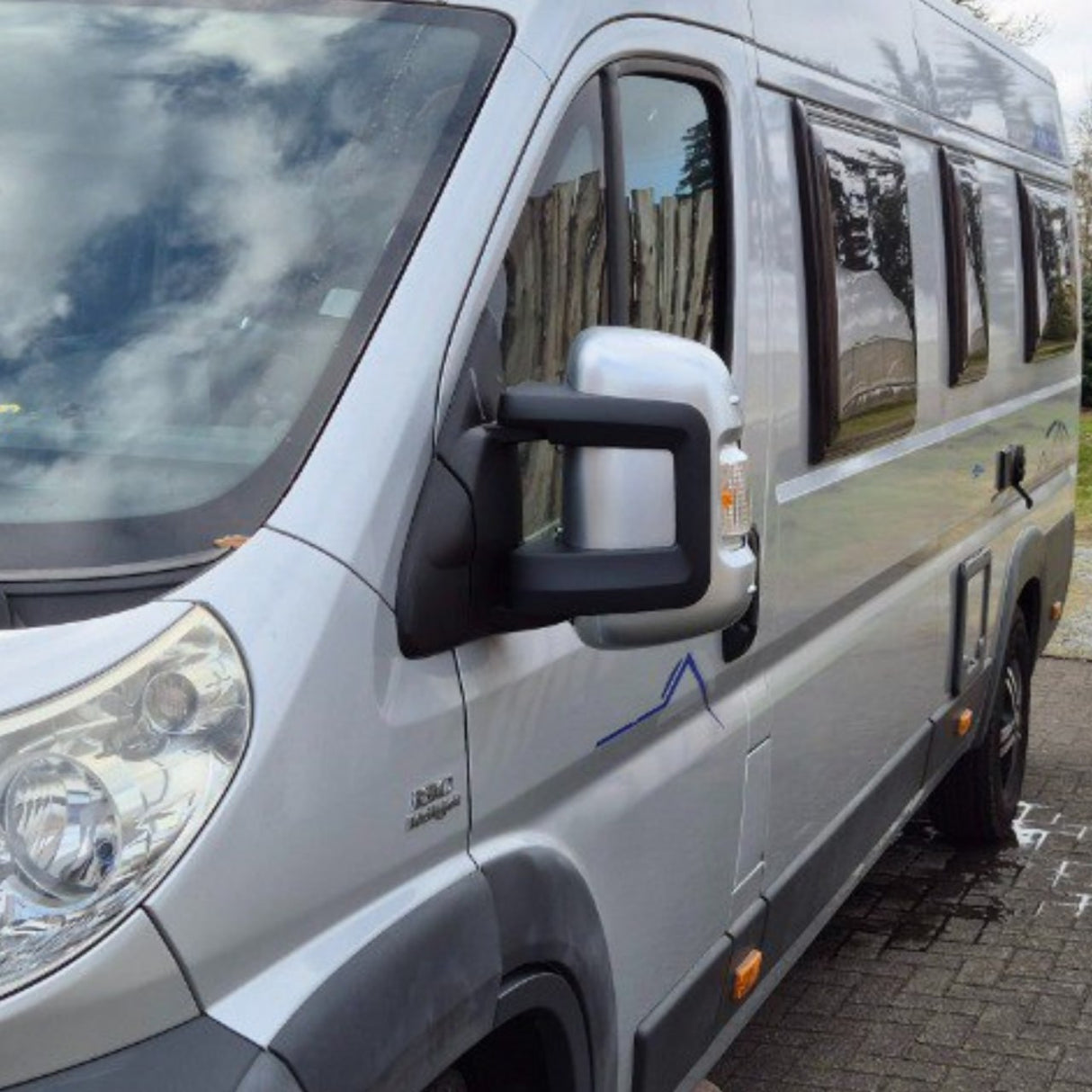 Für Citroen Jumper Außenspiegelkappe/-abdeckungen (2er Set) - Silber | Van-X