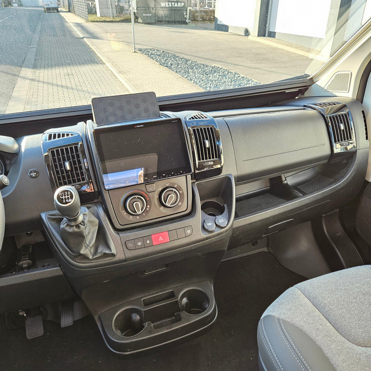 Für Peugeot Boxer Dashboard Air Vent (schwarz) lackiert und einbaufertig