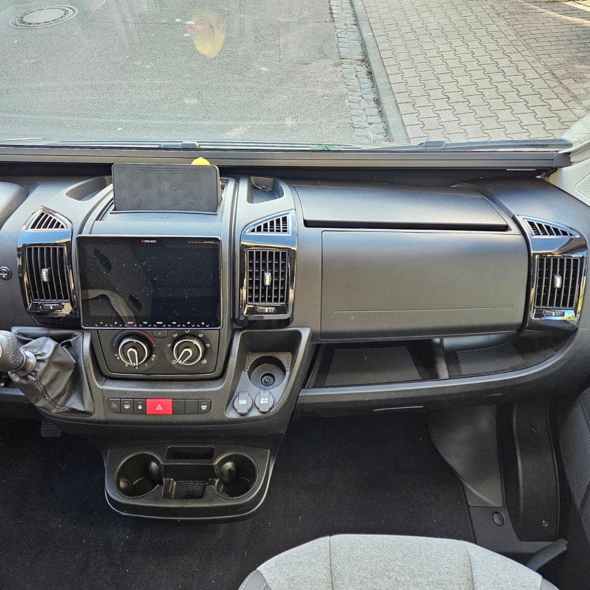 Für Peugeot Boxer Dashboard Air Vent (schwarz) lackiert und einbaufertig