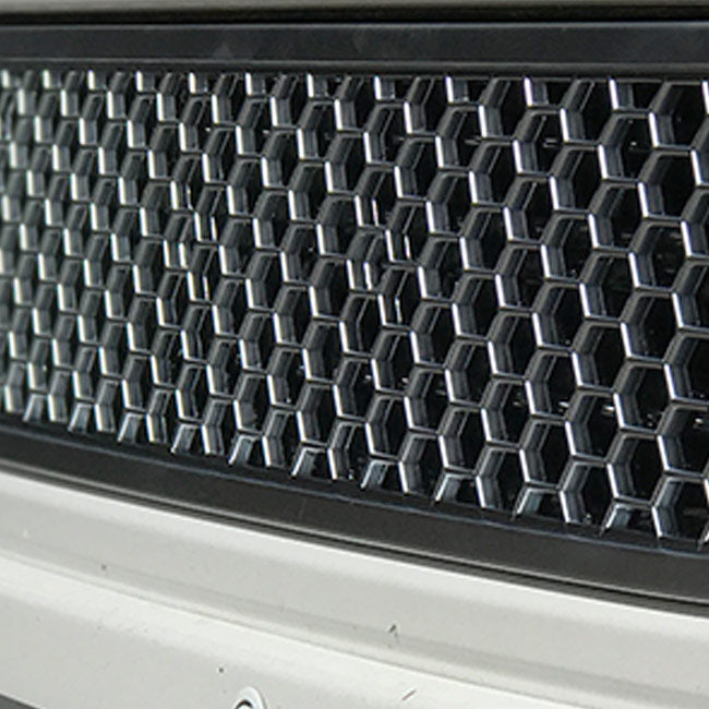 VW T5.1 Front Mesh Honeycomb Stoßstange (Matt Chrom)