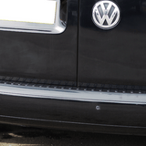 Für VW Caddy Schiebetür/Heckklappe Heckstoßstangenschutz Schwarz Kunststoff