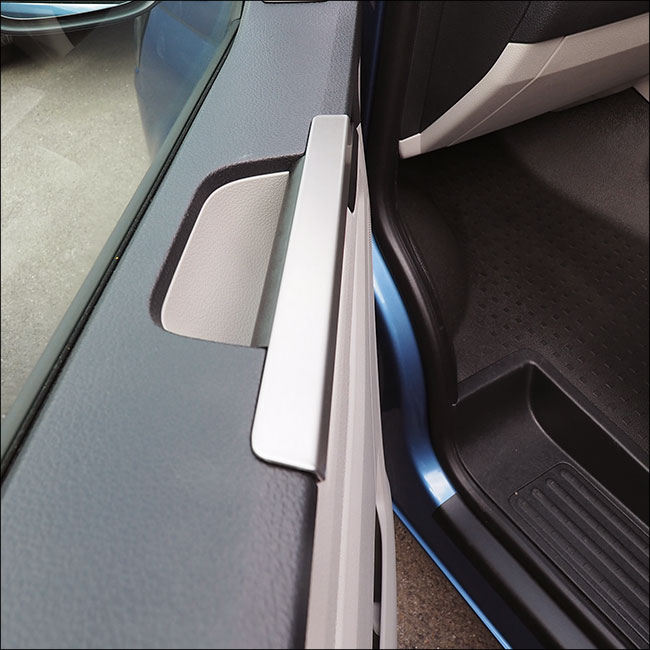 Für VW T6 Transporter Edelstahl-Greifgriffabdeckungen – Premium-Passform und langlebige Oberfläche | Van-X