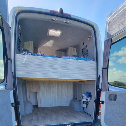 Mercedes Sprinter Premium Fenstervorhänge Van-X - Schwarz/Grau