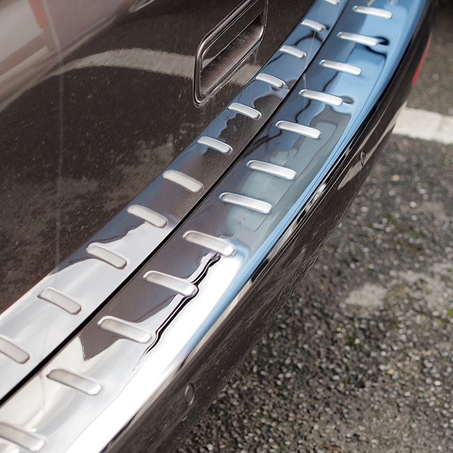 Heckstoßstangenschutz für VW T6 Barndoor (Ch-Insert) Edelstahl