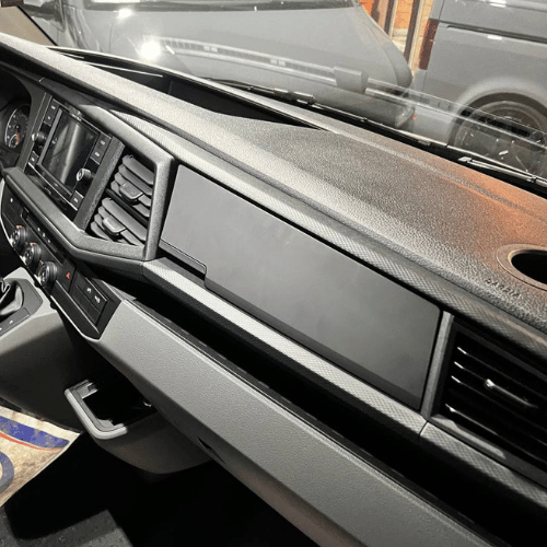 Neu für VW Transporter T6.1 Van, Wohnmobil, OEM Textured - Handschuhfach Magnetklappe