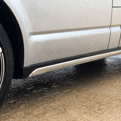 Van-X - Verkleidung Seitenschweller für Fahrzeuge mit kurzem Radstand - silber - für alle VW T6 Transporter (ab 2015)