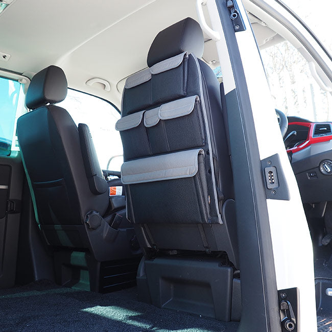 Für VW T5 T5.1 Transporter Sitz-Organizer Einzel- + Doppelsitz