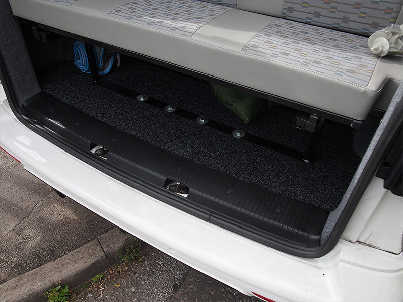 Rear Threshold For VW T5 & T5.1 Barndoor / Twin Door ABS plastic Full length-20573