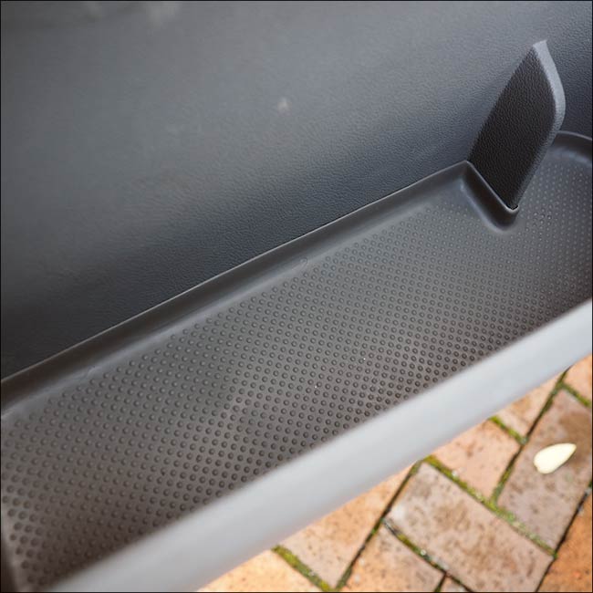 Für Van-X, Silikon / Gummi Türeinsätze, für VW Transporter T5 / T5.1 (Grau) Doppelsitz Beifahrer