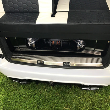 Rostfreie hintere Schwellenabdeckung für VW T5 , T5.1 nur Schiebetür