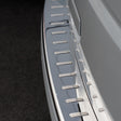 Stoßstangen Protector, hinten, Edelstahl, Version für Heckklappe, VW T6, Van-X