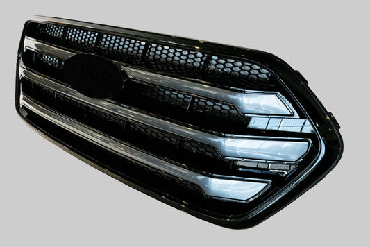 Ford Transit Custom Frontgrill OEM-Stil Neue Form (Basis schwarz glänzend)