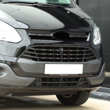 Für Van-X, Kühlergrillblenden (7 Stk.), für Ford Transit Custom - Mattschwarz (2012 - 2018)