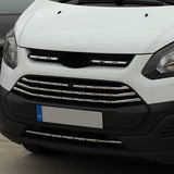 Für Van-X, Kühlergrillblenden (7 Stk.), für Ford Transit Custom - Chrom matt (2012 - 2018)