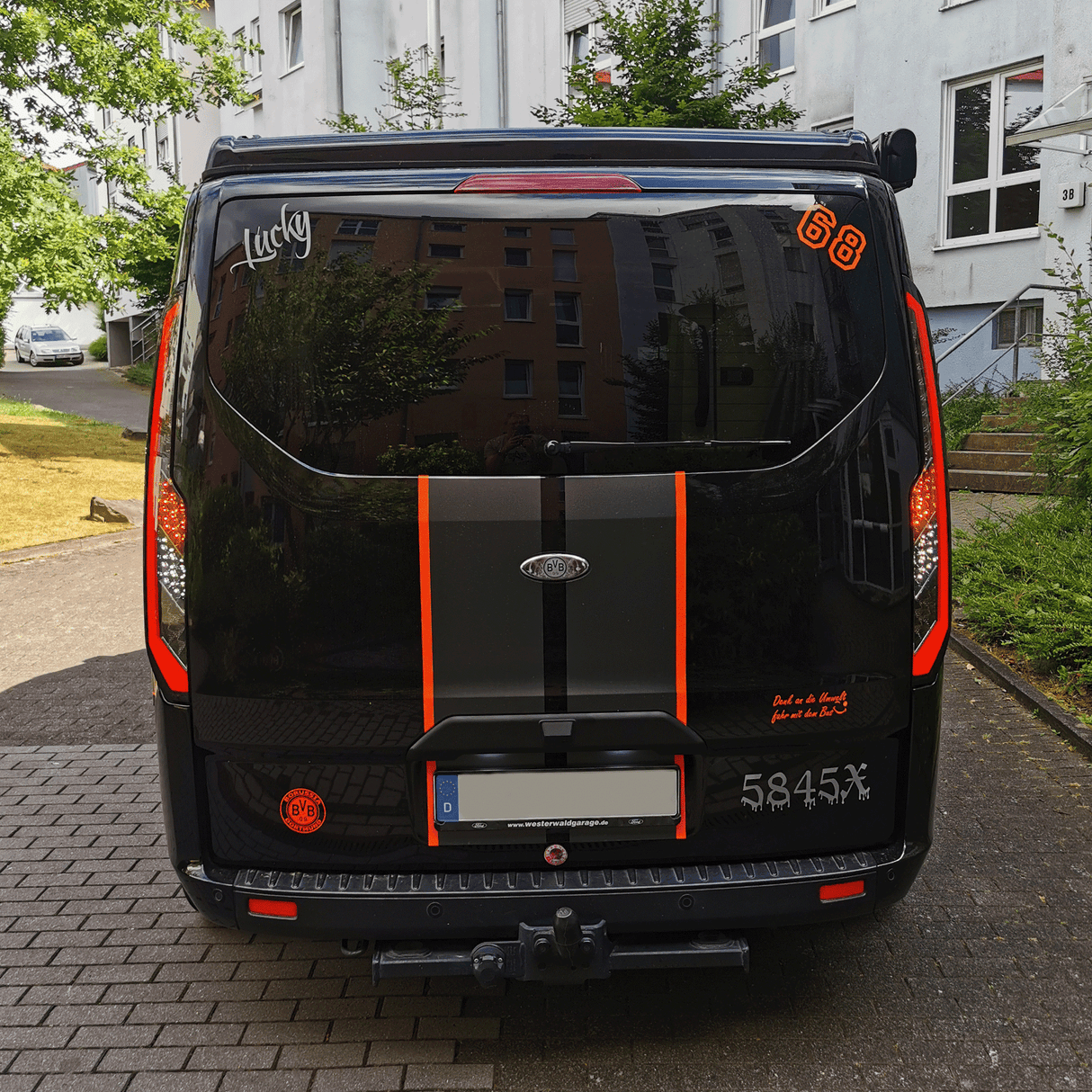 Neu LED Heckleuchten SET / Rückleuchten SET für Ford Transit Custom, Smoke Rücklichter, 2012 - 2022, Van_X