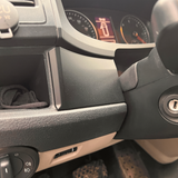 Für VW Transporter T6 Lower Dash Styling Zierleisten Comfort Dash mattschwarz lackiert und einbaufertig (6er Set)