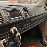 Für VW Transporter T6 Lower Dash Styling Zierleisten Comfort Dash mattschwarz lackiert und einbaufertig (6er Set)